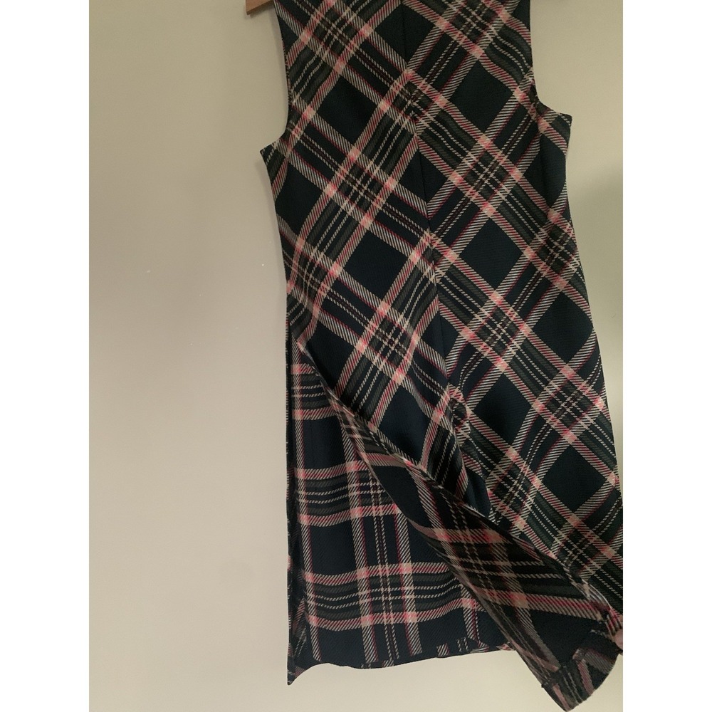 Trina Turk Brynne women's dress Plaid Shift sleeveless mini dress SZ-2 - Picture 12 of 16
